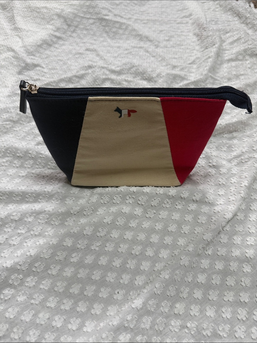 Maison Kitsune Paris for Japan Airlines toiletry bag